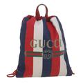 Gucci Bags | Gucci Web Sherry Line Backpack Canvas #73067g68b | Color: Blue | Size: W:14.6" X H:16.9" X D:473872"