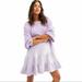 Free People Dresses | Free People We The Free Sunny Side Lavender Sweatshirt Mini Dress | Color: Purple/White | Size: Xs