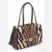 Coach Bags | Coach Madison Mini Satchel In Brown Zebra Print | Color: Brown | Size: Os