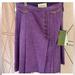 Gucci Skirts | Gucci Purple Pleated Skirt | Color: Gold/Purple | Size: 42eu