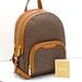 Michael Kors Bags | Michael Kors Jaycee Medium Backpack Brown Signature Color Nwt | Color: Brown/Gold | Size: Medium