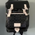 Coach Bags | Coach All Over Monogram Black & White Backpack. | Color: Black/White | Size: Os