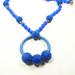 Kate Spade Jewelry | Kate Spade Gp Blue Beaded Long Necklace W/Pendant | Color: Blue/Gold | Size: Os