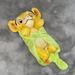Disney Toys | Disney Babies Simba Blanket Soft Plush Doll Toy | Color: Green/Yellow | Size: Osbb
