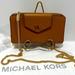 Michael Kors Bags | !!!!Michael Kors Crossbody Purse | Color: Brown/Gold | Size: 4”H X7 3/4” L X 2” W & 21” Drop Strap