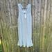 Anthropologie Dresses | Anthropologie Hd In Paris Grey Micro-Pleated Dress, Size Xl. | Color: Gray | Size: Xl