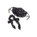 Free People Accessories | Free People Adult Face Mask & Scrunchie Bow Black Matching Set | Color: Black | Size: Os