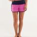 Lululemon Athletica Shorts | Lululemon Run: Sun Sprinter Short Elevation Stripe Pow Pink / Deep Indigo | Color: Blue/Pink | Size: 2