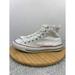 Converse Shoes | Converse Ctas Ox Hi Sneakers Womens 11 White Canvas Dirty Spotted All Star Shoes | Color: Red/White | Size: 11