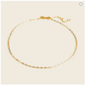 J. Crew Jewelry | J. Crew 14k Gold-Plated 16" Flat Chain Necklace Nwt | Color: Gold | Size: Os