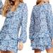 Free People Dresses | Free People Rebecca Ruffle Dress | Color: Blue/White | Size: S