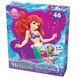 Disney Toys | Disney Ariel Little Mermaid Jumbo Floor Puzzle 3” 46 Piece 24x26” Preschool Play | Color: Purple/Red | Size: Osg