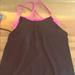 Athleta Tops | Athleta Hidden Agenda Tank Top | Color: Black/Pink | Size: S