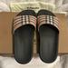 Burberry Shoes | Burberry Furley Slides | Color: Black/Tan | Size: 7