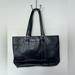 Coach Bags | Coach Hampton F10195 Vintage Black Leather Tote Bag : Authentic | Color: Black | Size: Os