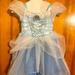 Disney Costumes | Disney Parks Castle Collection Cinderella Princess Dress Toddler | Color: Blue | Size: 3t