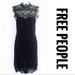 Free People Dresses | Free People Nwt Black Lace Sleeveless Dress Sz L | Color: Black | Size: L