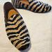 Gucci Shoes | Gucci Ponyhair Zebra Print Brown Black Loafer Slip-On Flat 36 / 6 | Color: Black/Brown | Size: 6