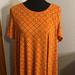 Lularoe Dresses | Lularoe Carly Dress Size 2xl | Color: Orange/Yellow | Size: Xxl