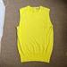 Zara Tops | Lemon Lime Yellow Sleeveless Zara Sweater Tank | Color: Gold/Yellow | Size: L