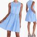 J. Crew Dresses | Blue Sleeveless Eyelet J. Crew Shirt Dress Plus Size 22 3x | Color: Blue | Size: 22