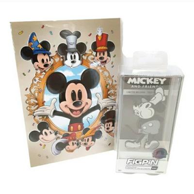 Disney Art | Disney Parks Figpin Mickey Steamboat Willie Collectible Pin + Wonderground Art | Color: Black/Red | Size: Os