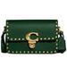 Coach Bags | Coach Studio 19 Studded Crossbody Bag | Color: Green | Size: Os