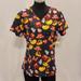 Disney Tops | Disney Mickey Mouse Women's Scrub Top Small | Color: Black/Red | Size: S