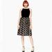 Kate Spade Dresses | Kate Spade Run Wild Poppy Cutwork Dress Lace Velvet Floral Black/Blush Size 4 | Color: Black/Cream | Size: 4