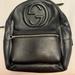 Gucci Bags | Gucci Pebbled Calfskin Soho Chain Backpack- Black | Color: Black | Size: Os