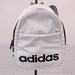 Adidas Bags | Adidas Small Mini Backpack Light Gray Adjustable Straps Pockets Zip Closure | Color: Black/Gray | Size: Small