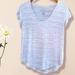 American Eagle Outfitters Tops | Ae Soft & Sexy Multicolor Striped Tee Size Xs | Color: Pink/White | Size: Xs