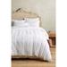 Anthropologie Bedding | Anthropologie Textured Chevron Duvet Cover | Color: White | Size: Twin