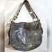 Coach Bags | Authentic Coach | Patent Leather Zoe Hobo Shoulder Bag | Color: Gold/Gray | Size: 13"W X 10"H X 4"W