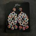 J. Crew Jewelry | J Crew Crochet Beaded Earrings | Color: White | Size: Os