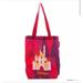 Disney Bags | Disneyland Castle Starbucks Eco Reusable Shopping Tote Bag | Color: Red | Size: Os