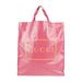 Gucci Bags | Gucci Logo Print Tote Bag 575140 Coated Canvas Pink | Color: Pink | Size: Os