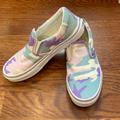 Vans Shoes | Kids Pastel Camo Vans Slip On Shoes Sz 2 | Color: Pink/Purple | Size: 2bb