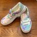 Vans Shoes | Kids Pastel Camo Vans Slip On Shoes Sz 2 | Color: Pink/Purple | Size: 2bb