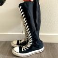Converse Shoes | Knee High Converse | Size 7 (Women’s) Size 5 (Men’s) | Color: Black/White | Size: 7