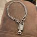 Louis Vuitton Jewelry | Louis Vuitton Lock And Key Unbraided Silver 16” Chain Necklace (452) | Color: Silver | Size: Os