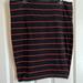 Torrid Skirts | Black With Orange Stripe Jersey Knit Pencil Skirt | Color: Black/Orange | Size: 1x