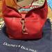 Dooney & Bourke Bags | Dooney & Bourke Small Red Hobo Bag Pebble Leather Original Hobo Style | Color: Red | Size: Os