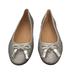 Coach Shoes | Coach Benni Metallic Silver Ballet Flats Shoes | Color: Silver | Size: 7