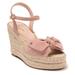 Kate Spade Shoes | Kate Spade New York Fanni Platform Wedge Espadrille Sandals Size 9.5 Nwob Pink | Color: Pink | Size: 9.5