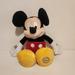 Disney Toys | 12” Classic Mickey Mouse Authentic Patch Plush Stuffed Animal With Cut T | Color: Black/Red | Size: 12 Inches