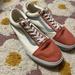 Vans Shoes | Colorblock Vans Sneakers | Color: Red/Tan | Size: 9.5