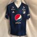 Adidas Shirts | Adidas Cafam Wplay Pepsi Activewear Sport Cut Soccer Jersey #102 | Color: Blue/White | Size: L