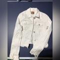 American Eagle Outfitters Jackets & Coats | American Eagle Jean Jacket | Color: Silver/White | Size: Xs