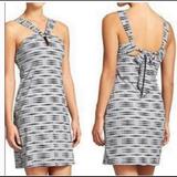 Athleta Dresses | Athleta Kiki Swim Dress Black White Print Size S | Color: Black/White | Size: S